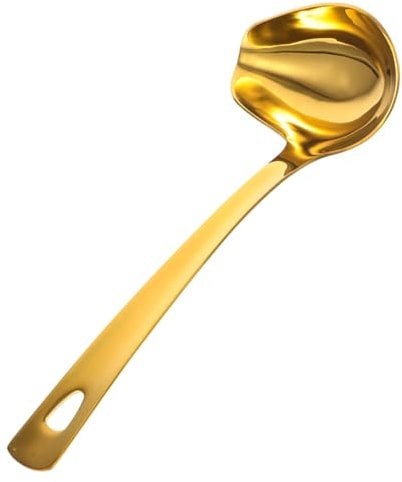 Milisten Stainless Steel Sauce Spoon Small Gravy Ladles Seasoning Scoop Kunz Spoons Home Dressing Spoon Cooking Oil Ladle Cooking Oil Spoon Sauce Dressing Spoon Household Oat