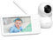 Momcozy - Monitor video per bambini, baby monitor Full HD da 5,5 pollici 1080P con fotocamera senza WiFi, visione notturna a infrarossi, batteria da 5800 mAh 120 ore, ECO, VOX, audio a 2 vie,