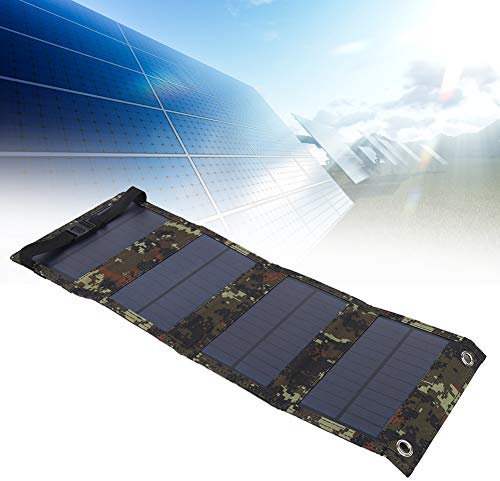 Panneau Solaire Portable, Panneau Solaire 10 Watts, Chargeur d'urgence Extérieur, Panneau Photovoltaïque 5,5 V, Panneau Solaire Pliable, Petits Panneaux Solaires pour Camping,