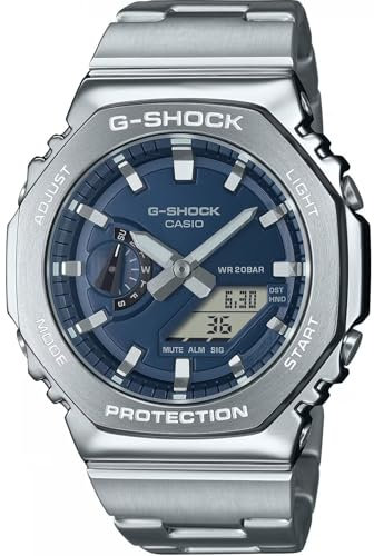 Casio GM-2110D-2BER Uhr Digitales Quarzuhrwerk Stahl Unisex