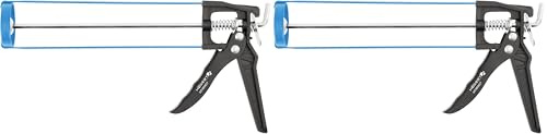 Högert Technik - Kartuschenpresse - Silikonspritze zum verarbeiten von sämtlichen 310ml Dicht - und Klebstoffkartuschen - Kartuschenpistole - Druckraft: 1500 N (Packung mit 2)