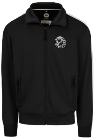 PITBULL - Sweatshirt Herren mit Reißverschluss Oldschool SAN Diego CA, Sweat Jacke Männer mit Stehkragen, Zipper Jacke Old School Stil, Sweatshirts mit Aufdruck