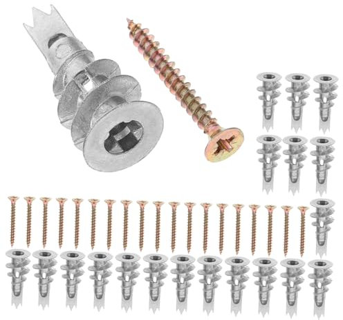 Alipis 20 Set Cartongesso Ancoraggi e Facile Installazionper Lampadari Specchi e Decorativi