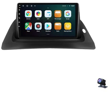 Autoradio Android Car Radio Stereo 9 Pulgadas Pantalla Táctil para Renault Kangoo 2015-2018 Hotspot para 4 Core 2G+32G