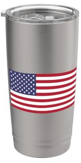 American Flag of USA Stainless Steel Insulated Tumbler