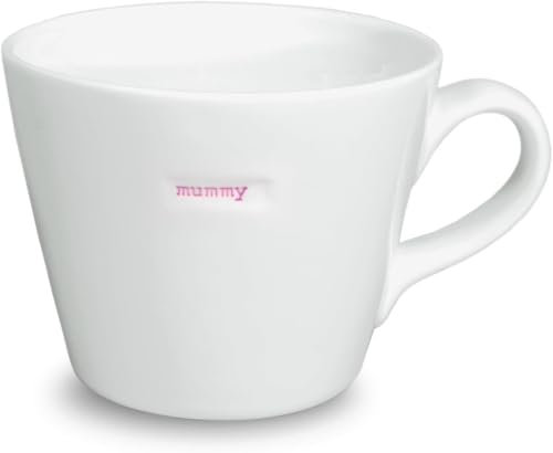 Keith Brymer Jones - Word Range - Standard Ceramic White Mug - Mummy - 350ml - Gift Boxed