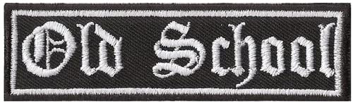 Old School, Classic, Motorcycle, Oltimer, Biker, Rocker, Aufnäher, Patch