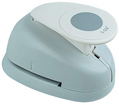 Rayher Hobby perforatrice fantaisie ronde àž 3,16 cm (1 1/4) perforatrice au design rond idéale pour vos réalisations de faire part, carterie Coloris aléatoire, 3,16 cm - 1 1/4 Zoll
