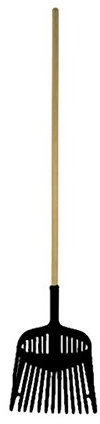 Harold Moore Shaving Fork With Wooden Handle, Black 0935