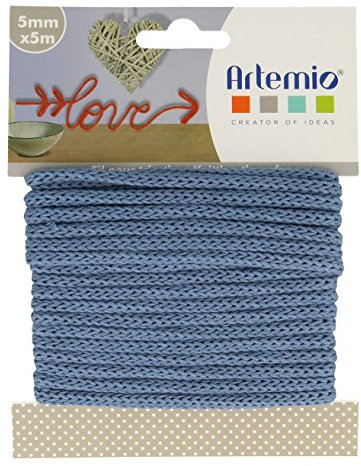 Artemio - Filo per Lavoro a Maglia, 5 mm x 5 m, Colore: Blu