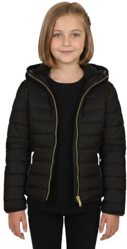 A2Z 4 Kids Girls Jacket - Jacket Puffer 414 Black.7-8