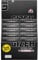 GIZEH BLACK Rolls Slim - Blättchen zum Drehen in individueller Länge – 5 Meter Papier im King Size Slim-Format - 20er Pack Premium Rolling Paper (14 g/m²)