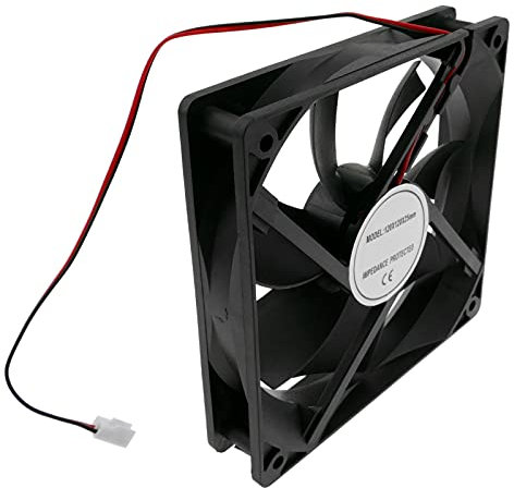 BeMatik - Ventilador de chasis 120x120x25 mm de 24 VDC para Caja de Ordenador