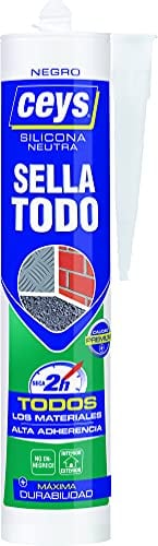 Ceys - Sella todo - Sella todos los materiales - Negro - Cartucho 280 G