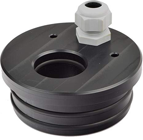 Agora-Tec® Brunnendeckel für 4 Zoll DN 100 Brunnenrohr für 32 mm PE-Rohr
