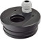Agora-Tec® Brunnendeckel für 4 Zoll DN 100 Brunnenrohr für 32 mm PE-Rohr