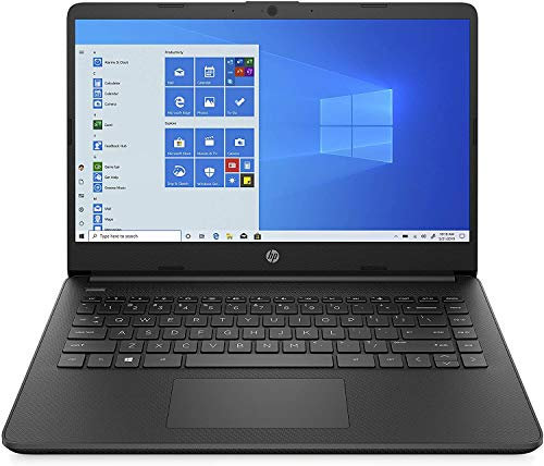 HP - PC 14s-fq0037nl Notebook, AMD 3020e, RAM 4 GB, eMMC 64 GB, Grafica AMD Radeon, Windows 10 Home S, Schermo 14 HD SVA, USB-C, HDMI, Webcam TrueVision 720p, RJ-45, Nero
