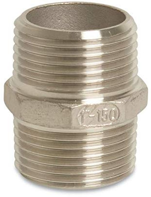 Gewindefitting Edelstahl Doppelnippel 2 AG