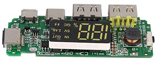 Oumefar 5V 2A USB Mobile Power Bank Module Portable Back Up Power Supply Stable Battery Charger Board DIY for Electrical Devices