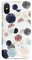 Tirita Phone Case Cover Compatible with iPhone X & Xs - [07 - Planets Stars Colourful Marble]