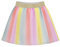 Mädchen Rock Tutu Regenbogen Multicolor Ballett Tanzen Party Gr. 128-134