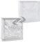 2 Stück Fuchs Design Glassteine Wolke Weiß 19x19x15 cm - F60 (Brandschutz)