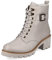 Remonte Donna Stivaletti D0A74, Signora Stivali da Biker,Soletta Removibile,Stivale Biker,Foderato,Stivaletto Invernale,Boots,Beige,43 EU / 9 UK