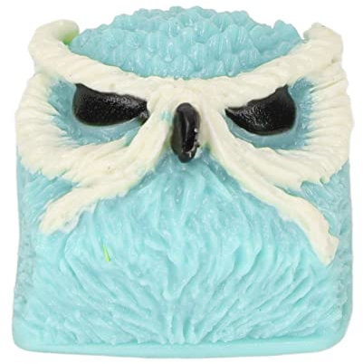 Annadue Custom Keycap Owl Pattern OEM R4 Gaming Keycaps, Handmade Resin Keycap, Replacement Keycaps, Gaming Keycaps for Cherry MX Switches Mechanical Keyboard(Blau)