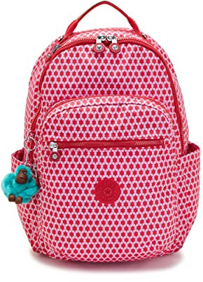 Kipling SEOUL, Large Backpack with Laptop Protection 15 Inch, 44 cm, 27 L, Starry Dot Prt