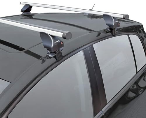 Dachträgersatz Twinny Load Aluminium A60 kompatibel mit Volkswagen Golf VIII HB 5-türer 2020- & Renault Arkana 2020- (für Fahrzeuge ohne Dachreling)