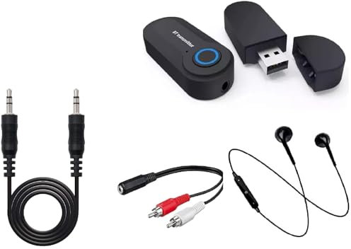 trasmettitore bluetooth per tv + cuffie bluetooth auricolari per ascoltare la tv con le cuffie