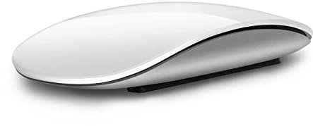 Bluetooth 5.0 Mouse senza fili, mouse senza fili Silent Multi Arc Touch Mice Ultra-Thin Magic Mouse per Ipad Laptop per Macbook/Mac/PC (bianco)