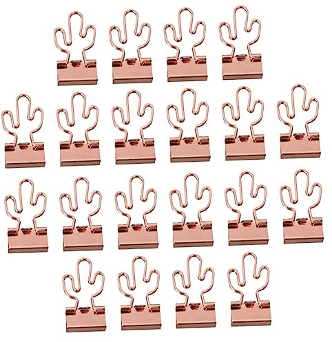 Ciieeo 20st Büroclip Mit Langem Ziehklemmen Notiz Foldback-clip Heftklammern Büroklammern Clips Für Datei Lesezeichen Büroklammer Aktenordner-clips Office Ordner Kind Foto Metall