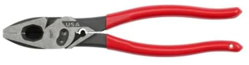 Milwaukee Electric - 9 Linemans Dipped Grip Pliers W/Crimper Bolt