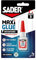 Sader Maxiglue Application Précise – Super Glue Universelle – Tous Matériaux – Colle de Réparation à Prise Rapide – Colle Extra Forte –Transparente – Flacon de 5 g