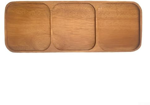 Salt And Pepper Mill Holder,Wood Mill Tray Tea Tray Shaker Stand Rest Work for SURFACE And Dining Table Protector For Three Set
