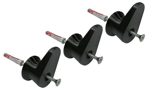 egmatec Drehhaken zur Aufhängung und Fixierung von Gegenständen - 4 Stück