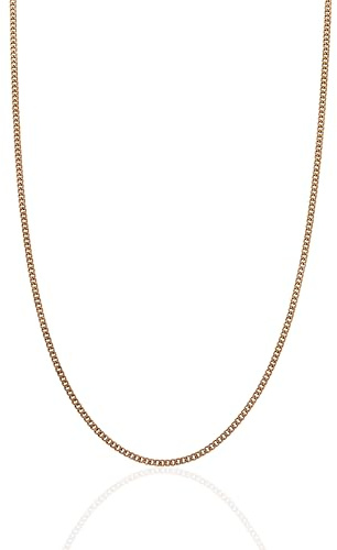 CRAFTD - Curb Link Chain - Waterproof, Heat & Sweat Resistant - Gifts for Men - Men's Jewellery - Width 2MM