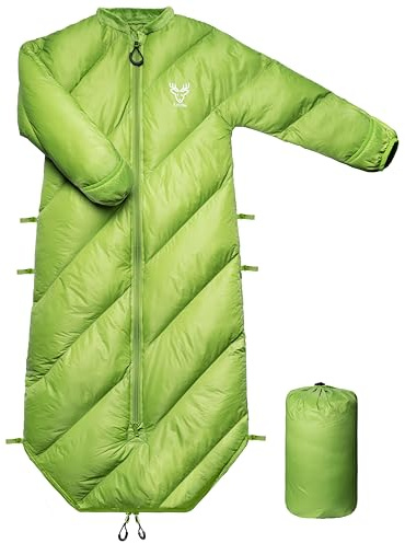 AZITREK Walkable Kleinkind-Schlafsäcke für Kinder, Jungen und Mädchen (2T-4T) – Puffy Camping-Schlafsack für drinnen, draußen, Reisen, Übernachtungen, Schlummerparty (bis zu 116,8 cm