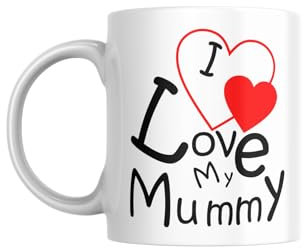 I Love My Mummy Mug, Personalised Mummy Mug, Custom Mother's Day Gift (M284)