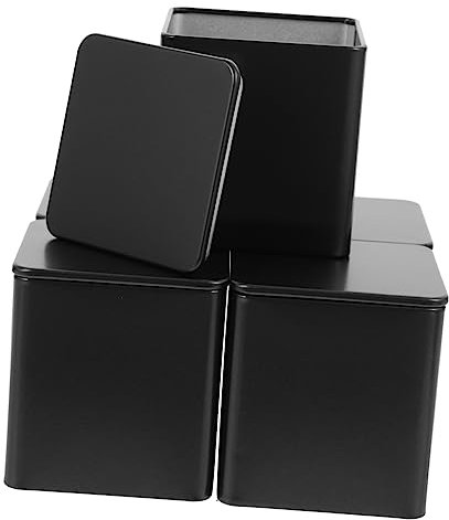 GRIRIW 5stücke Teebehälter Aus Metall Mit Deckel Luftdicht Und Staubdicht Für Teeblätter Süßigkeiten Und Reise-aufbewahrung Robust Und Langlebig