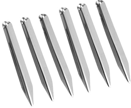 6Pcs Laboratory Spatula Metal Stainless Steel Bead Scoop Filler Set Bending Drilling Spoon Curved Tool Kit Scraper Icing Decorating Spatulas