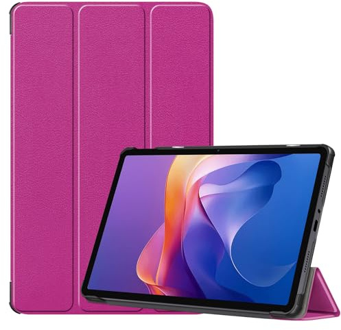 YRH for Redmi Pad 2 Case 11 Inch 2025, Ultra Slim Leather Stand Cover for Tablet Xiaomi Redmi Pad 2 4G (Púrpura)