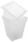 UPKOCH Lampe De Pot De Fleur Carrée Jardinière Lumineuse Alimentée par Énergie Solaire Éclairage De Jardin Décoration De Jardin Jardinières Extérieures Patio Éclairé Pot De Fleurs