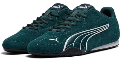 PUMA Erwachsene Catch Sneakers 44.5, Green Terrain White Black