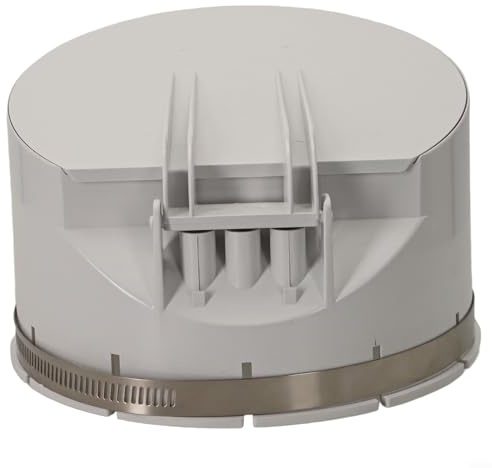 Clapet anti-retour en PVC - 110 tuyaux - 160 - 200 mm - Valve anti-retour avec pince pour système de drainage (160 mm)