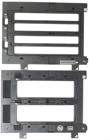 EXTRWORY 135 120 220 Filmstreifenhalter Negative Diascanner Adapter für V700 V750 V800 V850 GT-X900 GT-X970 ABS Material Office Archivierung