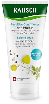 Rausch Herzsamen Sensitive-Spülung (Hypoallergen wirkt reizmildernd, beruhigend und feuchtigkeitsspendend - Vegan), 1er Pack (1 x 200 ml)