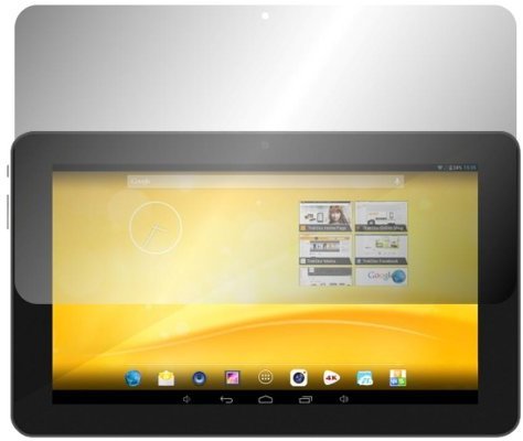 Slabo 2 x Displayschutzfolie Trekstor Volks-Tablet 10.1 (1. Generation) Displayschutz Schutzfolie Folie Crystal Clear unsichtbar Made IN Germany