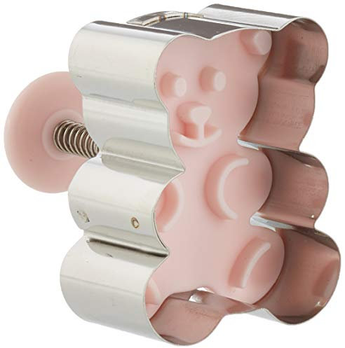 Staedter, diseño de Oso Molde para Galletas con expulsor, Rosa